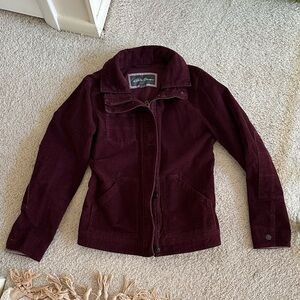 Eddie Bauer Women's Burgundy Utility Jacket